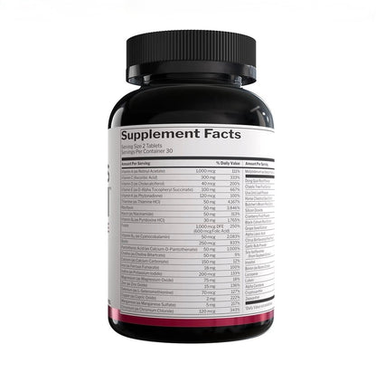 Rule 1 Women's Multi - Women's Daily Vitamins, Essential Minerals, Superfoods, and Botanical Extracts for Active Lifestyles and Wellness Support (60 Tablets, 30 Day Supply)