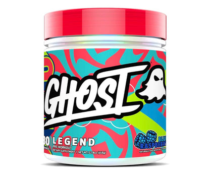 GHOST Legend Pre-Workout Powder, Sour Patch Kids Redberry - 30 Servings – Pre-Workout for Men & Women with Choline, L-Citrulline, & Beta Alanine for Energy & Focus