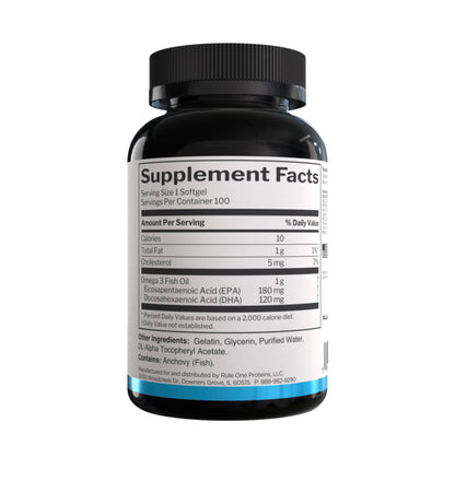 Daily Omega-3 Fish Oil – Premium Heart, Brain & Joint Support (100 Softgels)