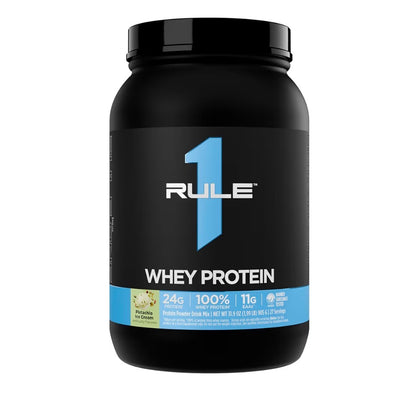 Rule 1 Proteins Whey Protein – 24g Fast-Acting Protein from All-Whey Sources with Naturally Occurring EAAs & BCAAs