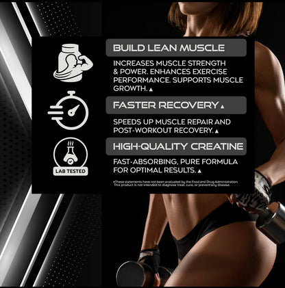 LIVE LGNDRY LABS Creatine Monohydrate Powder, 150 g (30 Serving)