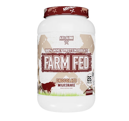 Axe & Sledge Farm Fed 100% Whey Protein Isolate | 25g Protein | Low Carb, Low Sugar, Gluten Free | Protein Powder for Men and Women | Keto | Made in The USA | 28 Servings