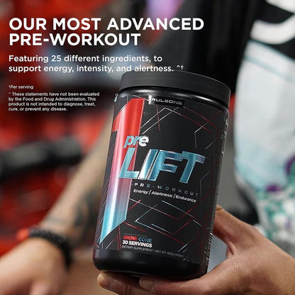 Rule One R1 Pre Lift Pre-Workout Powder – High Energy, Intensity & Focus Formula | 30 Servings | Star Pop, Fruit Punch & Snow Cone Flavor