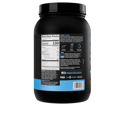 Rule 1 Proteins Whey Protein – 24g Fast-Acting Protein from All-Whey Sources with Naturally Occurring EAAs & BCAAs