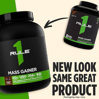 Rule 1 Mass Gainer – Elite High-Calorie Muscle Builder | 40g Protein | Clean Bulk Performance Formula