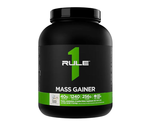 Rule 1 Mass Gainer – Elite High-Calorie Muscle Builder | 40g Protein | Clean Bulk Performance Formula