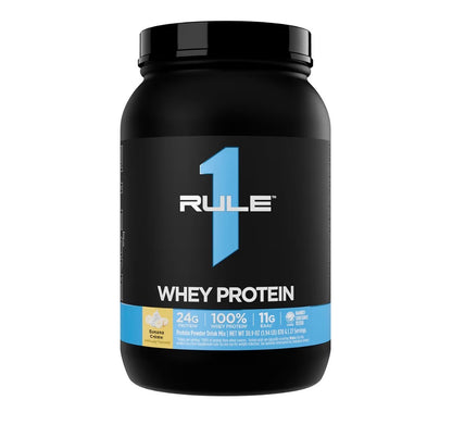 Rule 1 Proteins Whey Protein – 24g Fast-Acting Protein from All-Whey Sources with Naturally Occurring EAAs & BCAAs