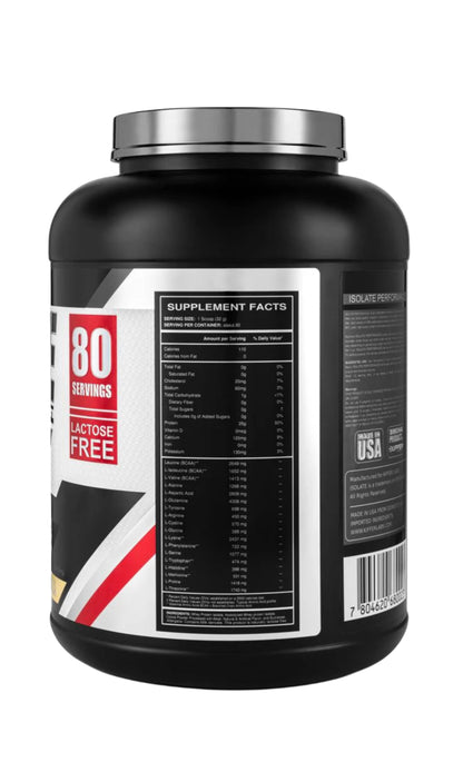 KIFFER LABS ISOLATE PERORMANCE WHEY PROTEIN - 5 POUNDS