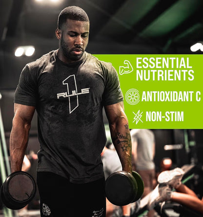 Rule One Lytes Hydration Electrolyte Powder – Lemon Lime | Advanced Hydration, Performance & Recovery Support (40 Servings)