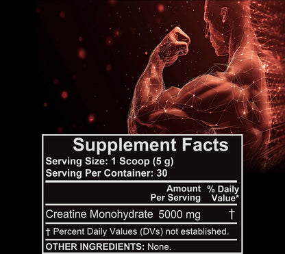 LIVE LGNDRY LABS Creatine Monohydrate Powder, 150 g (30 Serving)