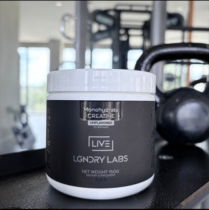 LIVE LGNDRY LABS Creatine Monohydrate Powder, 150 g (30 Serving)