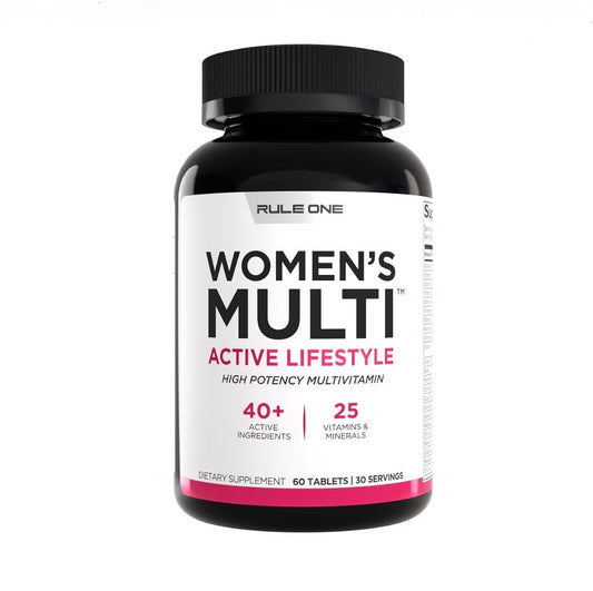 Rule 1 Women's Multi - Women's Daily Vitamins, Essential Minerals, Superfoods, and Botanical Extracts for Active Lifestyles and Wellness Support (60 Tablets, 30 Day Supply)