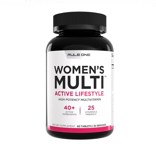 Rule 1 Women's Multi - Women's Daily Vitamins, Essential Minerals, Superfoods, and Botanical Extracts for Active Lifestyles and Wellness Support (60 Tablets, 30 Day Supply)