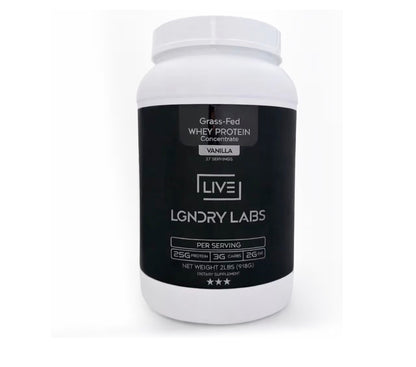 Grass-Fed  Whey Protein Powder | Organic Non GMO, No Soy, and Gluten Free - 27 Servings | NSF Certified for Sport