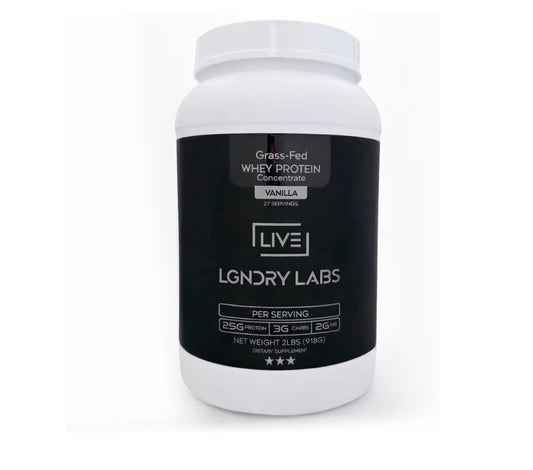 Grass-Fed  Whey Protein Powder | Organic Non GMO, No Soy, and Gluten Free - 27 Servings | NSF Certified for Sport