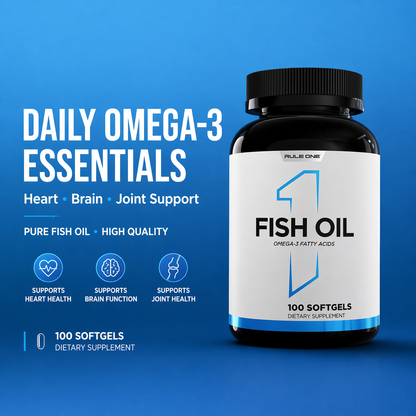 Daily Omega-3 Fish Oil – Premium Heart, Brain & Joint Support (100 Softgels)