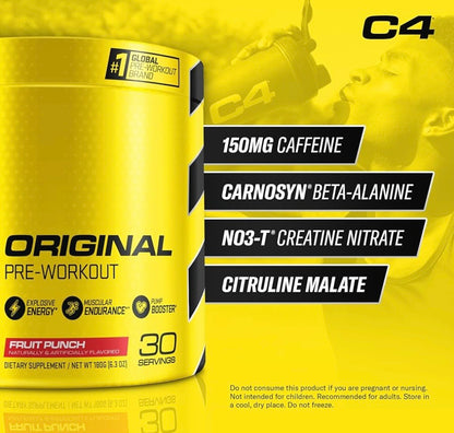 C-4 ORIGINAL PRE-WORK OUT - 30 SERVINGS