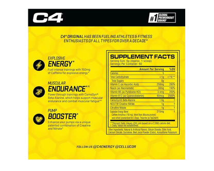 C-4 ORIGINAL PRE-WORK-OUT - 60 SERVINGS