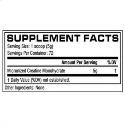 Cellucor Monohydrate Creatine Unflavored - 72 Servings