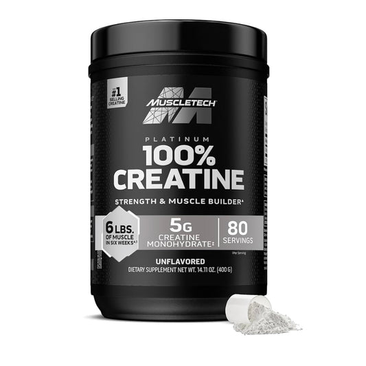 MUSCLETECH CREATINE PLATINUM 400G  - 80 SERVINGS